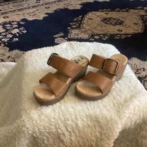 Slide on sandals